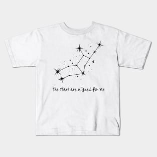 The Stars Are Aligned For Me - Virgo - White Kids T-Shirt